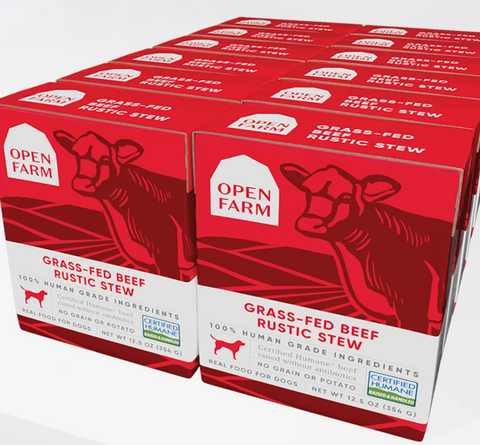 Open Farm Rustic Stew Dog Grass-Fed Beef Blend