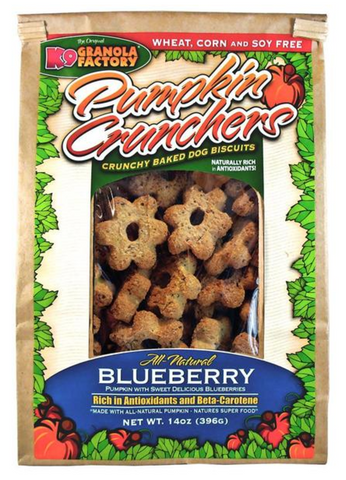 K9 Crunchers Pumpkin Blueberry Dog Treats
