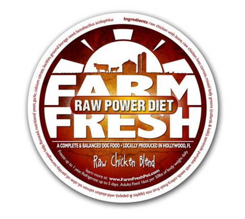 Farm Fresh Raw Chicken Dog Food