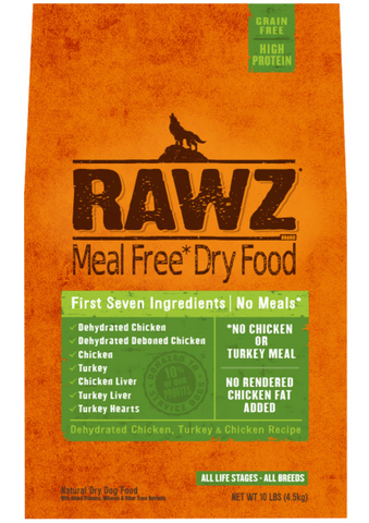 Rawz Meal Free Dry Food Chicken & Turkey Dog Food