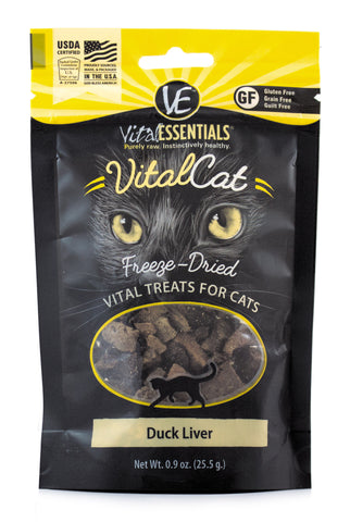 Vital Essentials Freeze-Dried Duck Liver Cat Treat