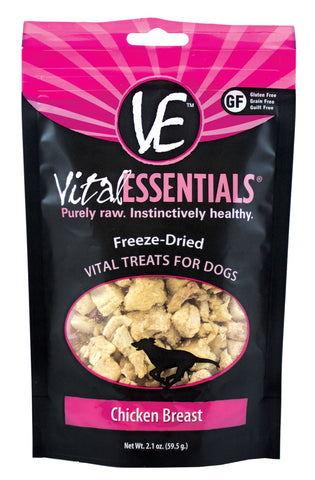 Vital Essentials Freeze-Dried Chicken Breast Dog Treat