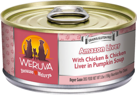Weruva Amazon Liver Dog Food 5.5 oz