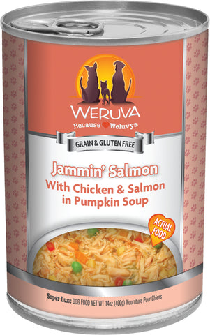 Weruva Jammin' Salmon Dog Food 14 oz