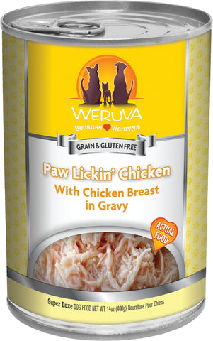 Weruva Paw Lickin' Chicken Dog Food 14 oz