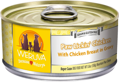 Weruva Paw Lickin' Chicken Dog Food 5.5 oz