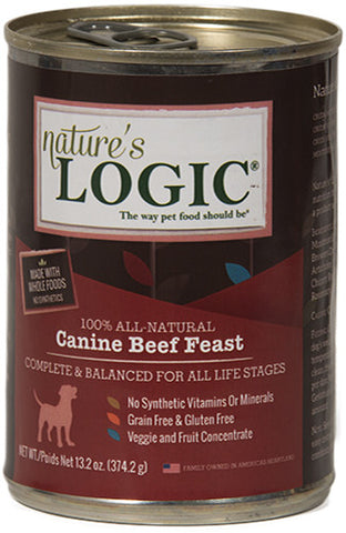 Nature's Logic Canned Beef Dog Food