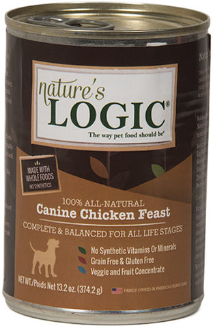 Nature's Logic Canned Chicken Dog Food
