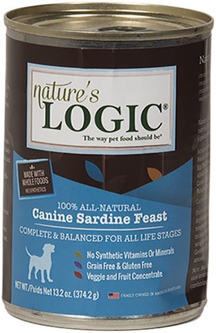Nature's Logic Canned Sardine Dog Food
