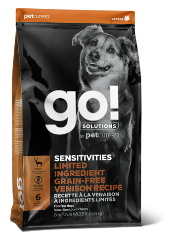 GO! SENSITIVITY + SHINE Venison Dog Food