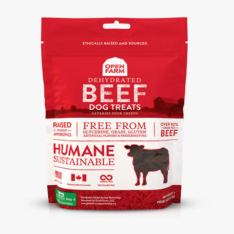 Open Farm Dehydrated Grass-Fed Beef Treats